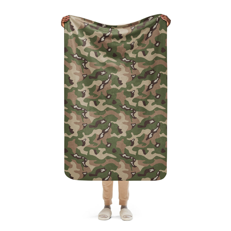 Multi-Terrain Jordan CAMO Sherpa Blanket - 37″×57″