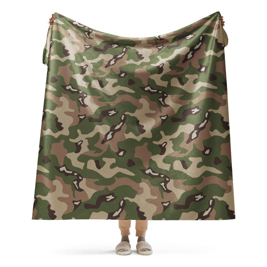 Jordanian Multi-Terrain CAMO Sherpa blanket - 60″×80″ - Blankets