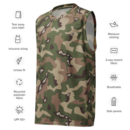 Jordanian Multi-Terrain CAMO unisex basketball jersey - Basketball Jerseys