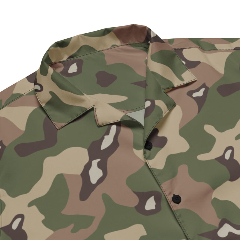 Multi-Terrain Jordan CAMO Unisex Short-Sleeve Button Shirt - Button-Up