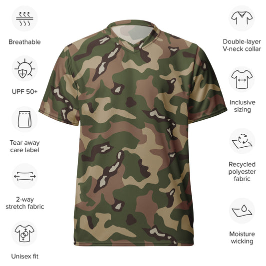 Jordanian Multi-Terrain CAMO unisex sports jersey - Sports Jerseys