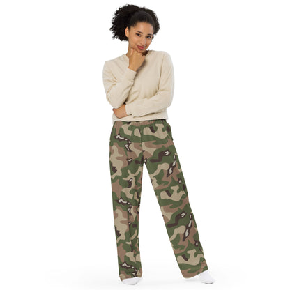 Jordanian Multi-Terrain CAMO Unisex Wide-leg Pants - Wide-Leg