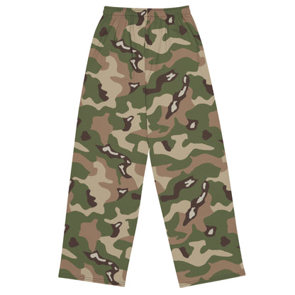 Jordanian Multi-Terrain CAMO Unisex Wide-leg Pants - Wide-Leg