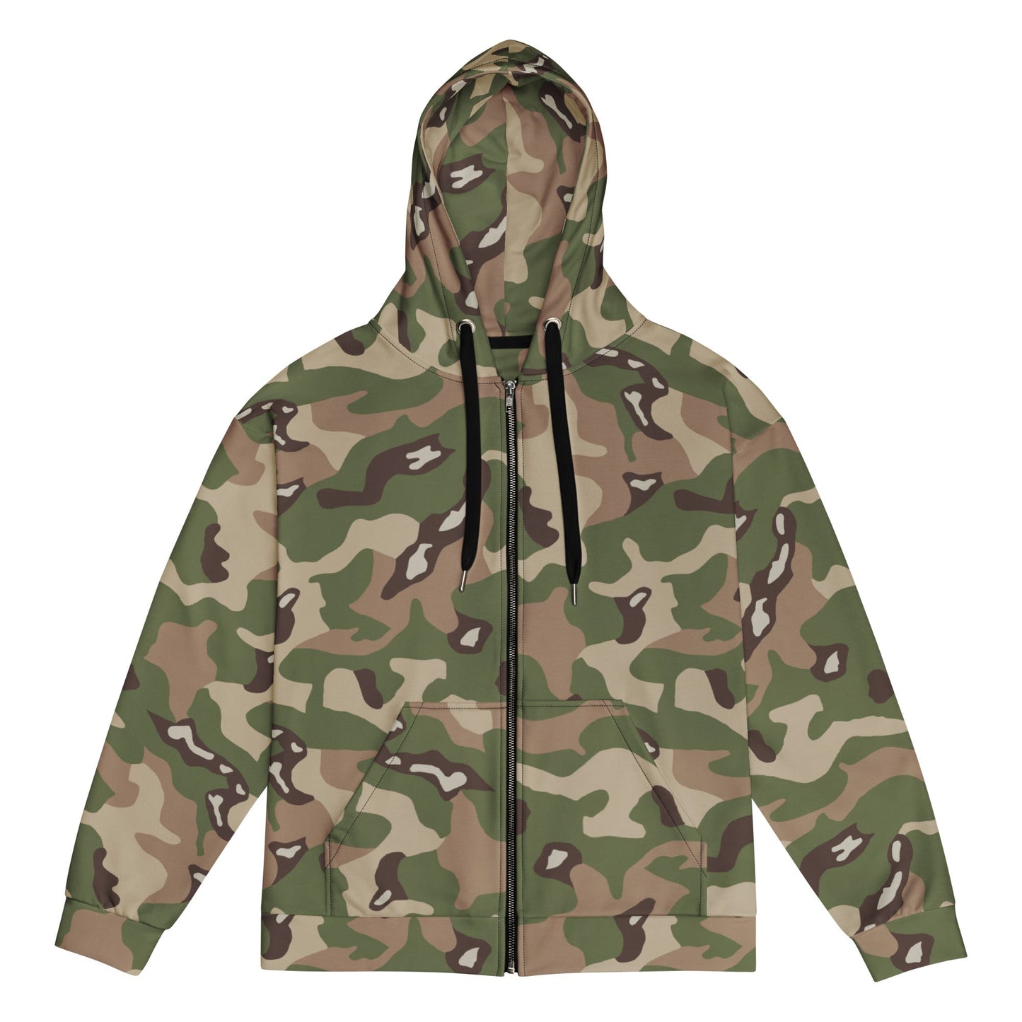 Jordanian Multi-Terrain CAMO Unisex Zip Hoodie - 2XS