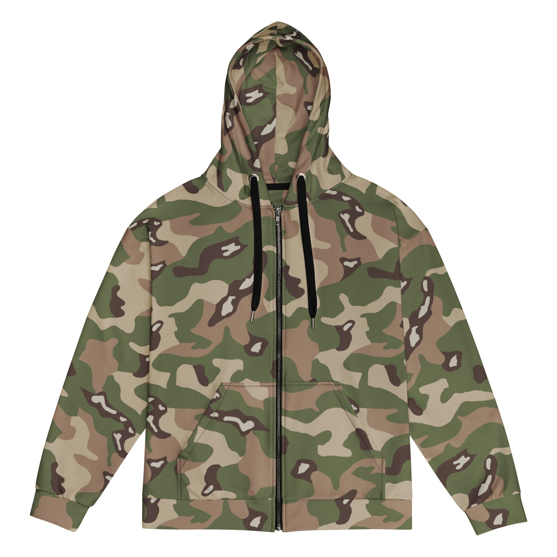 Jordanian Multi-Terrain CAMO Unisex Zip Hoodie - 2XS