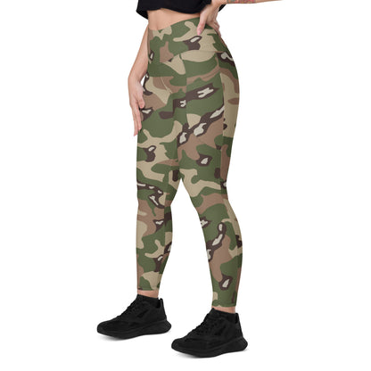 Jordanian Special Forces Multi CAMO Leggings with pockets - Womens With Pockets