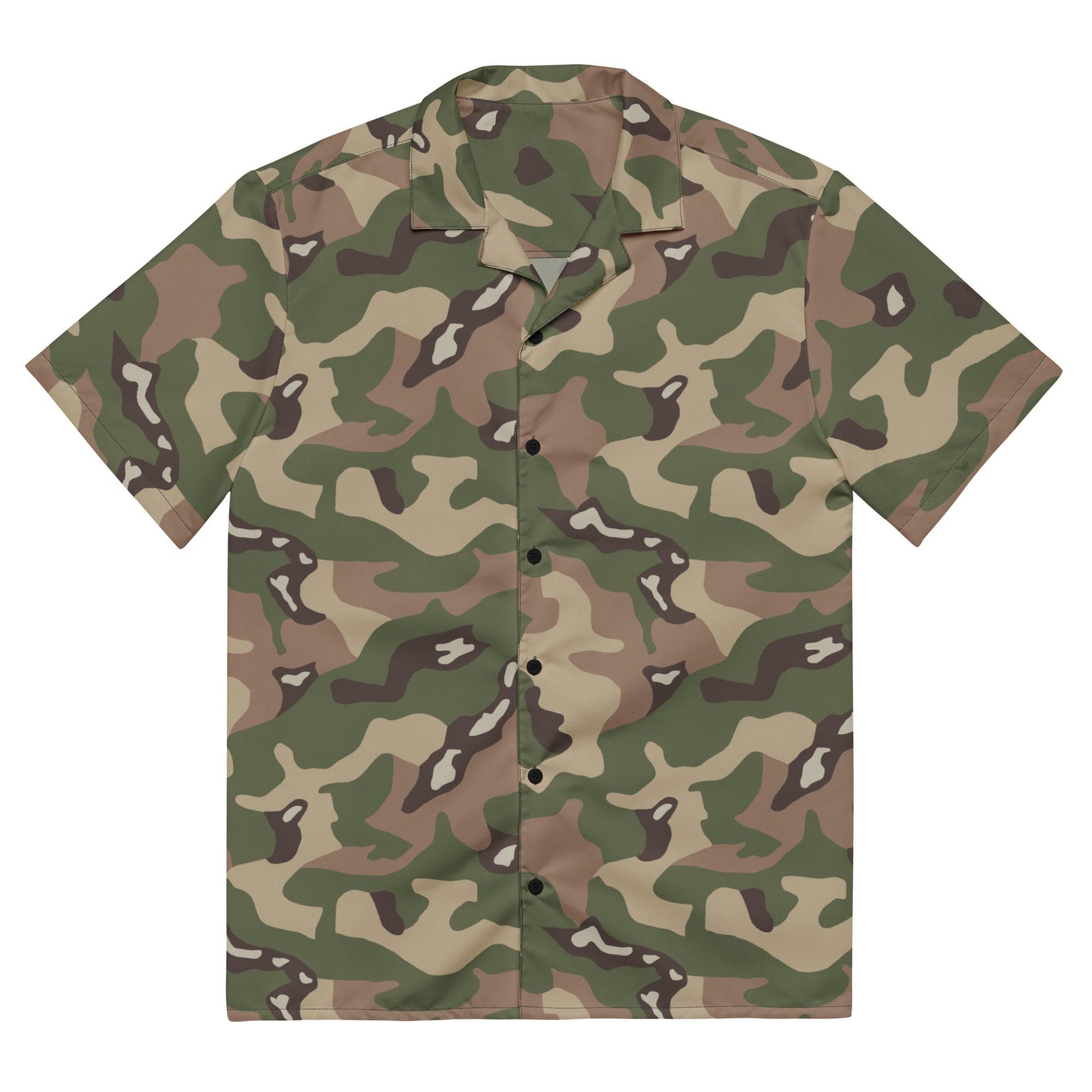 Jordanian Special Forces Multi CAMO Unisex button shirt - 2XS - Button Shirt