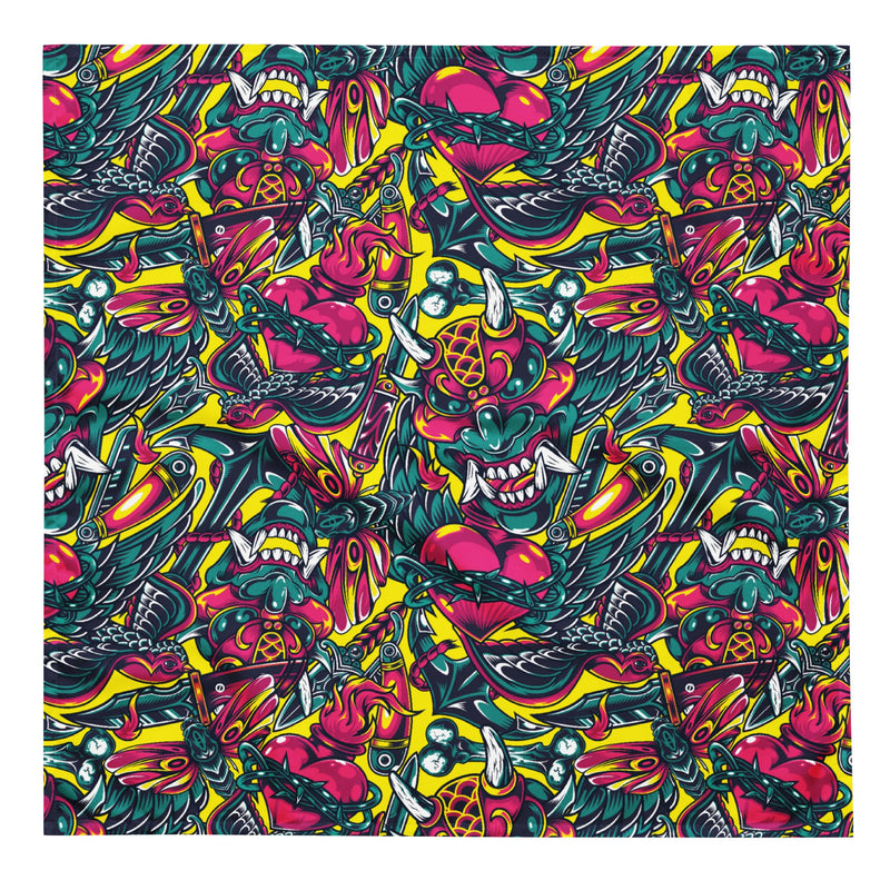 Kabuki Chaos CAMO Bandana - L