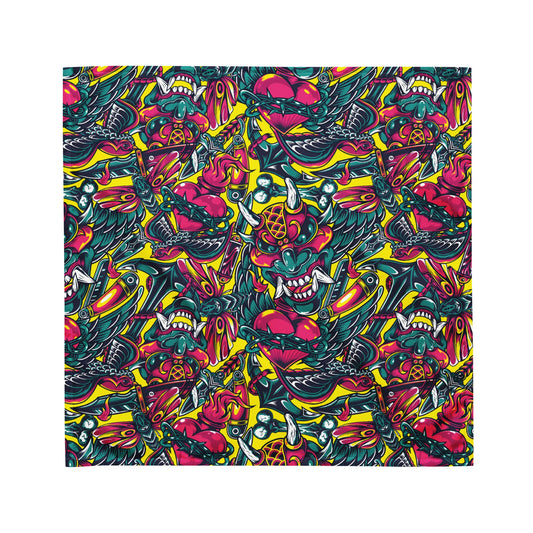 Kabuki Chaos CAMO bandana - M - Bandanas