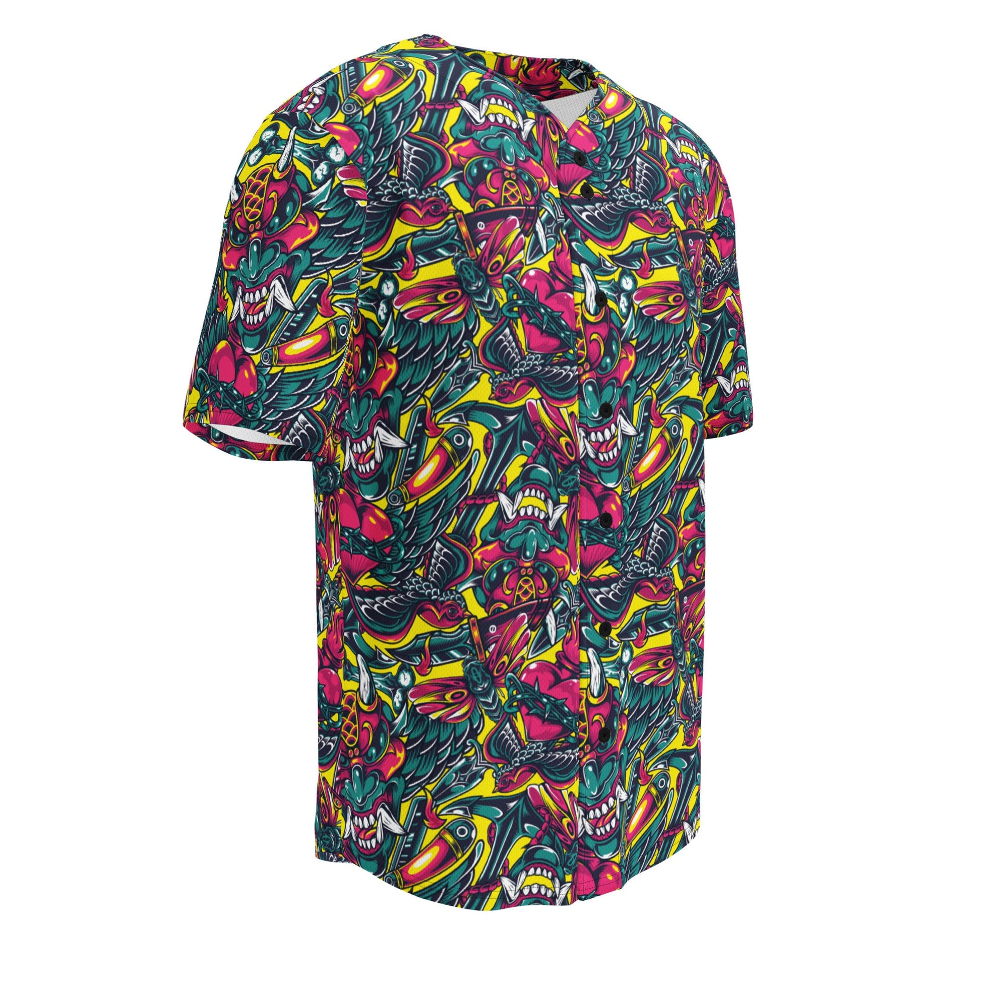 Kabuki Chaos CAMO baseball jersey - Baseball Jerseys