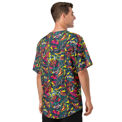 Kabuki Chaos CAMO baseball jersey - Baseball Jerseys