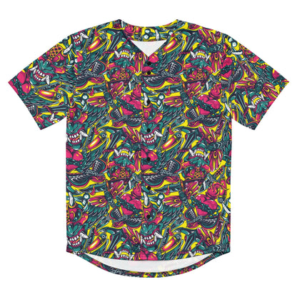 Kabuki Chaos CAMO baseball jersey - Baseball Jerseys