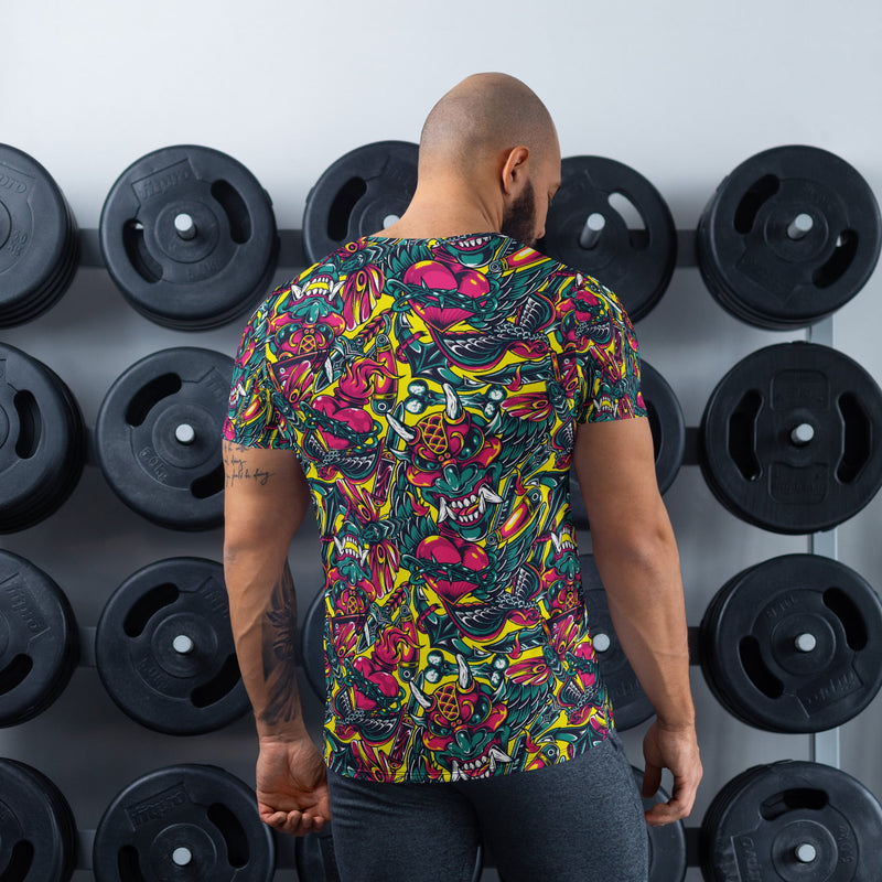 Kabuki Chaos CAMO Mens Athletic T-Shirt - Shirt