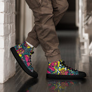 Kabuki Chaos CAMO Mens High-Top Canvas Shoes - 5