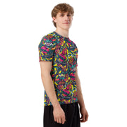 Kabuki Chaos CAMO Mens Short-Sleeve Rash Guard
