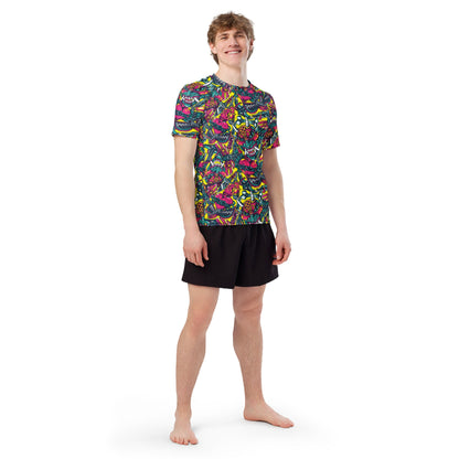 Kabuki Chaos CAMO Mens Short-Sleeve Rash Guard - Short-sleeve Guards