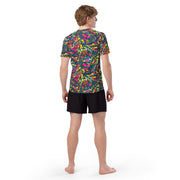 Kabuki Chaos CAMO Mens Short-Sleeve Rash Guard