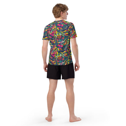 Kabuki Chaos CAMO Mens Short-Sleeve Rash Guard - Short-sleeve Guards