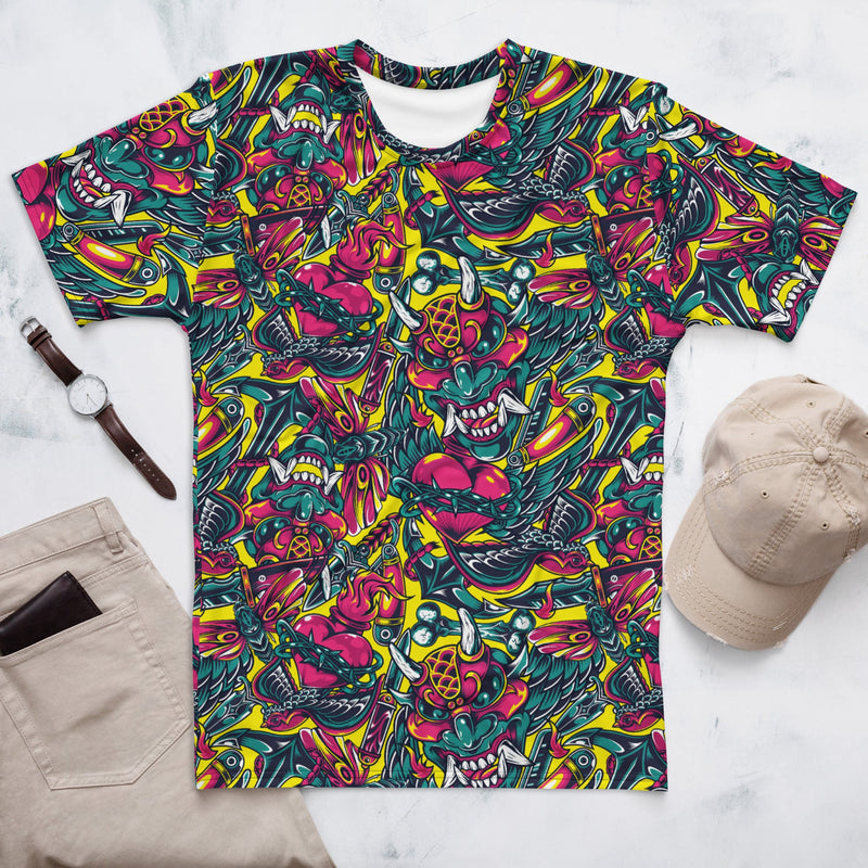 Kabuki Chaos CAMO Mens T-Shirt - XS