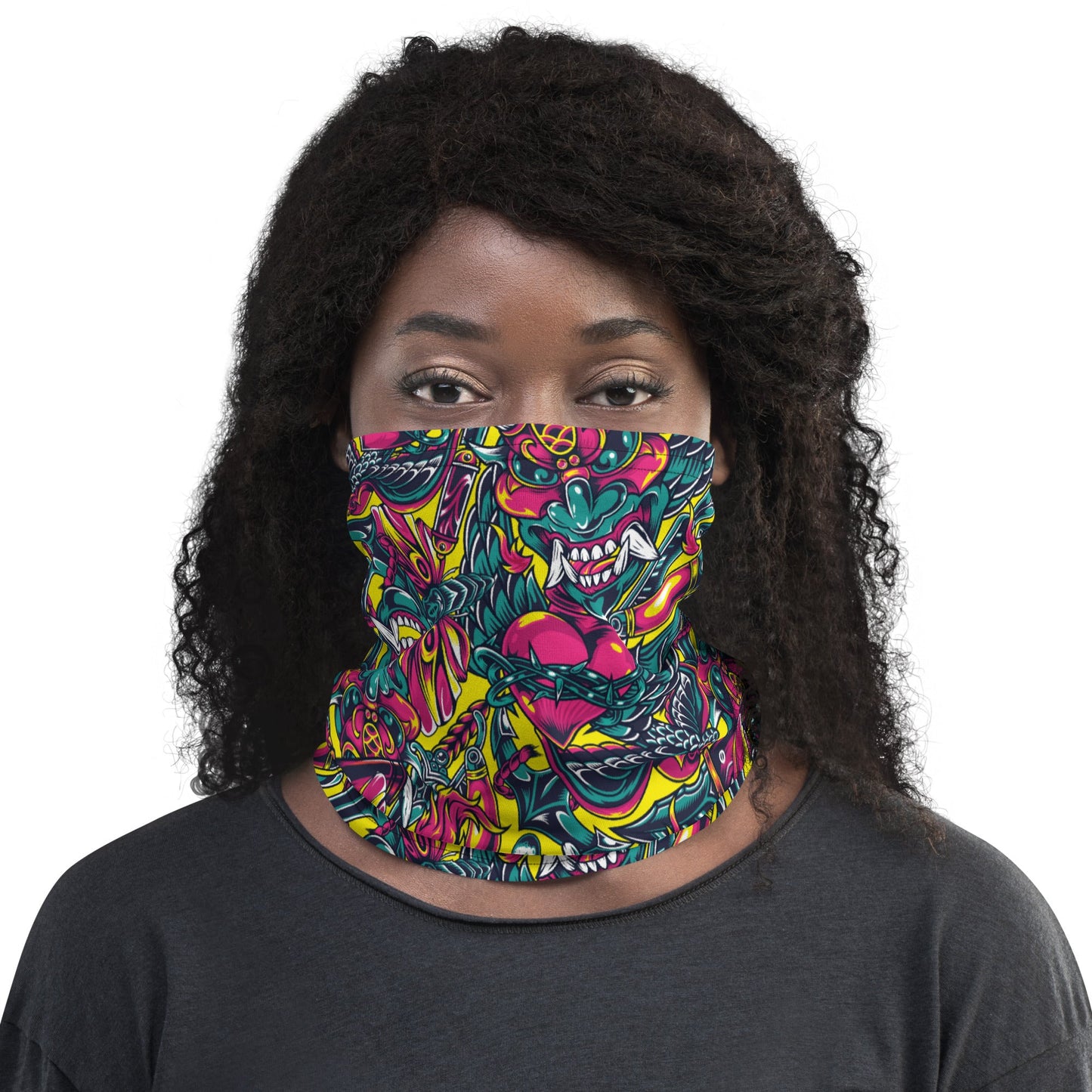Kabuki Chaos CAMO Neck Gaiter Gaiters