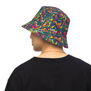 Kabuki Chaos CAMO Reversible Bucket Hat - XS - Head