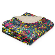Kabuki Chaos CAMO Sherpa Blanket