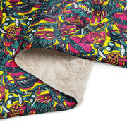 Kabuki Chaos CAMO Sherpa Blanket