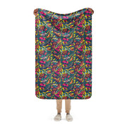 Kabuki Chaos CAMO Sherpa Blanket - 37″×57″