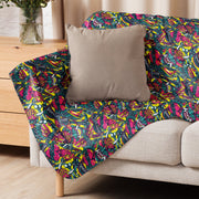 Kabuki Chaos CAMO Sherpa Blanket