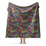 Kabuki Chaos CAMO Sherpa Blanket - 60″×80″