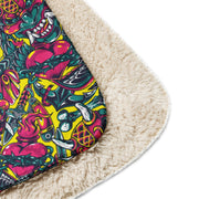 Kabuki Chaos CAMO Sherpa Blanket