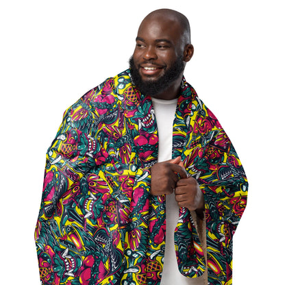 Kabuki Chaos CAMO Sherpa blanket - Blankets