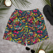 Kabuki Chaos CAMO Unisex Athletic Long Shorts