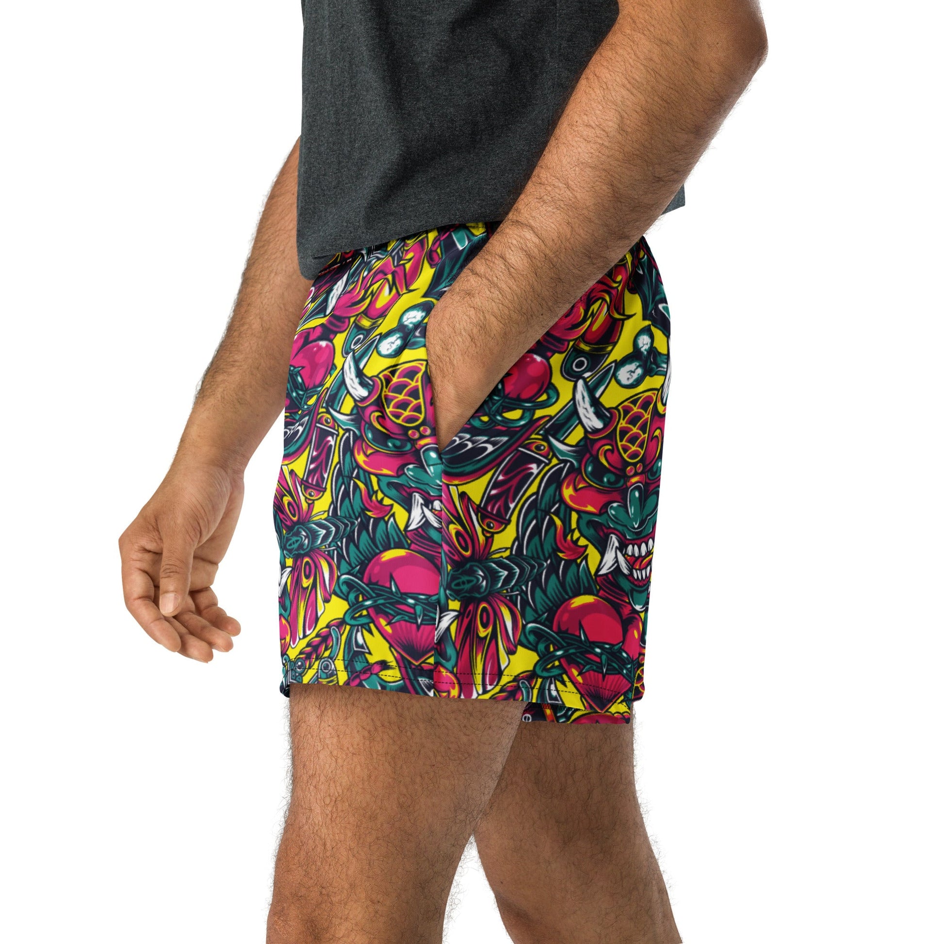 Kabuki Chaos CAMO Unisex Athletic Shorts - XS
