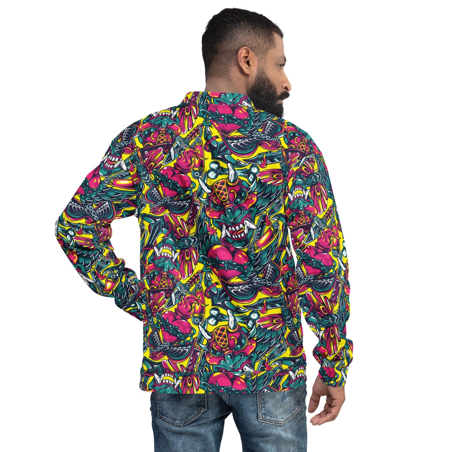 Kabuki Chaos CAMO Unisex Bomber Jacket - Jackets