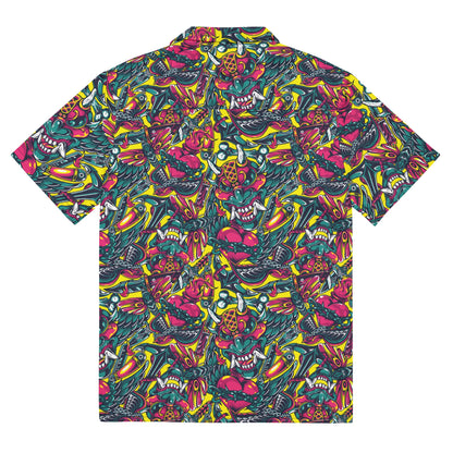 Kabuki Chaos CAMO Unisex button shirt - Button Shirts
