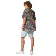 Kabuki Chaos CAMO Unisex Short-Sleeve Button Shirt - Button-Up