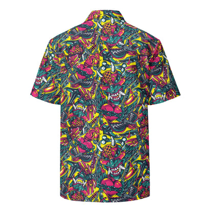 Kabuki Chaos CAMO Unisex button shirt - Button Shirts