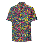 Kabuki Chaos CAMO Unisex Short-Sleeve Button Shirt - Button-Up