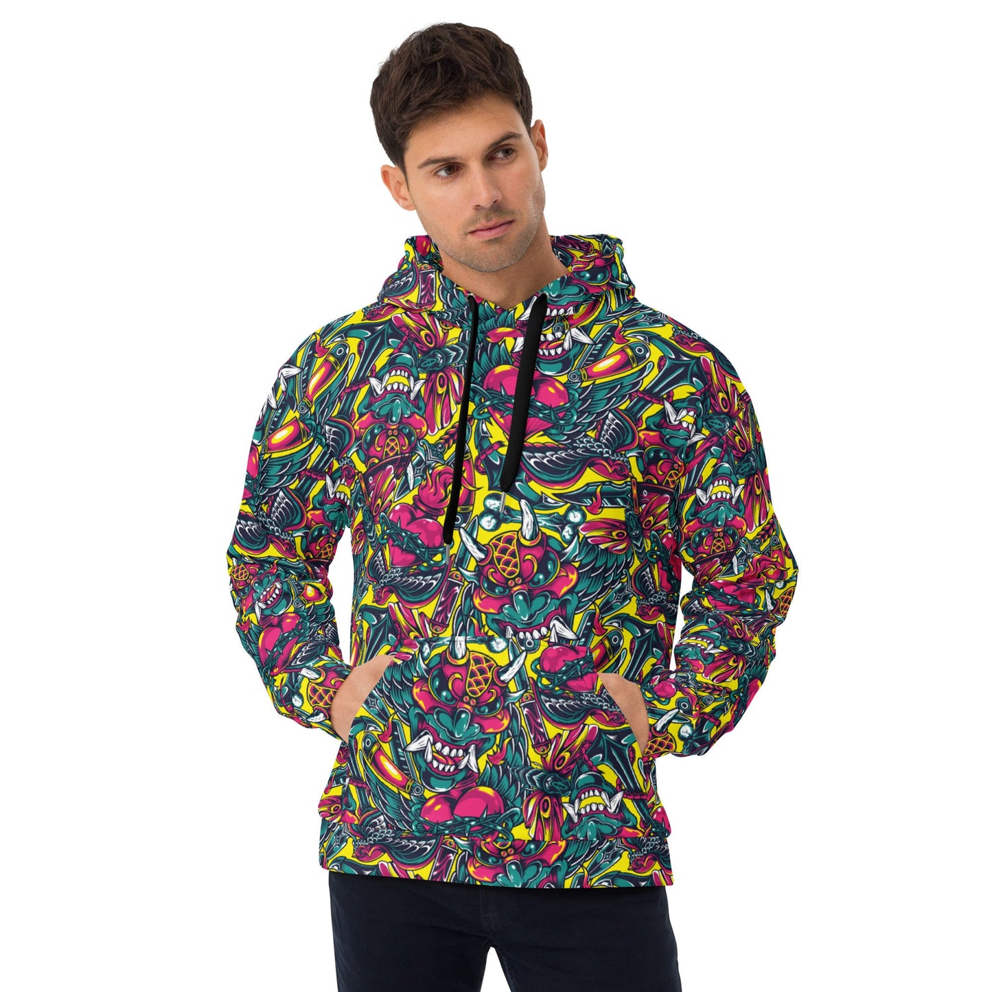 Kabuki Chaos CAMO Unisex Hoodie - 2XS - Hoodies