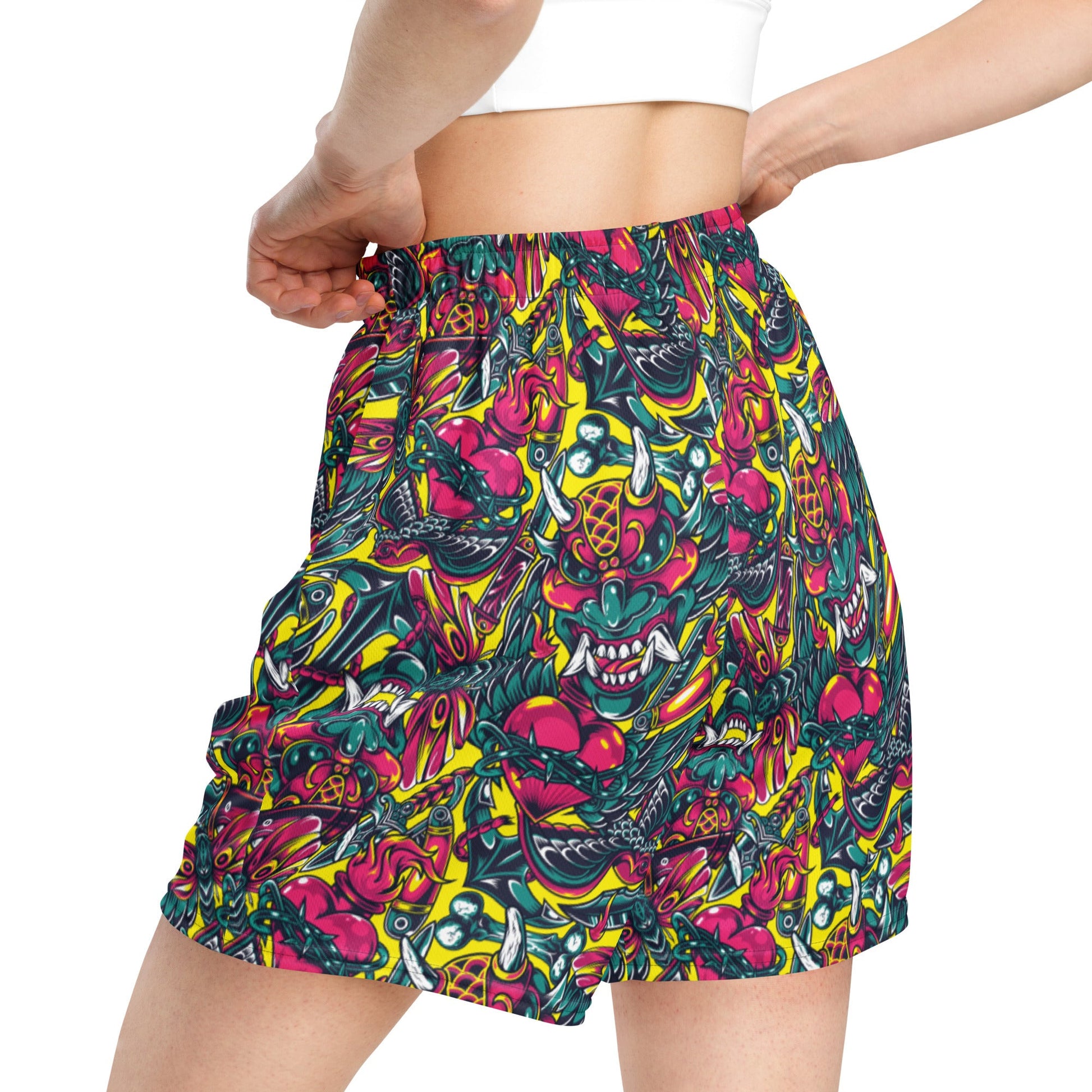 Kabuki Chaos CAMO Unisex mesh shorts - Mesh Shorts