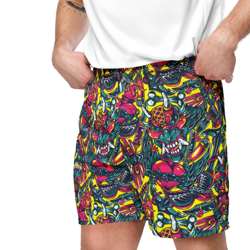Kabuki Chaos CAMO Unisex Mesh Shorts