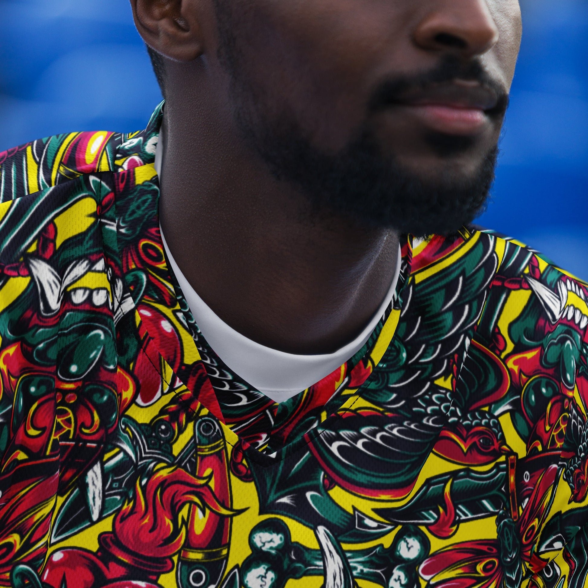 Kabuki Chaos CAMO unisex sports jersey - Sports Jerseys