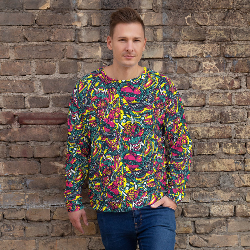 Kabuki Chaos CAMO Unisex Sweatshirt - 2XS