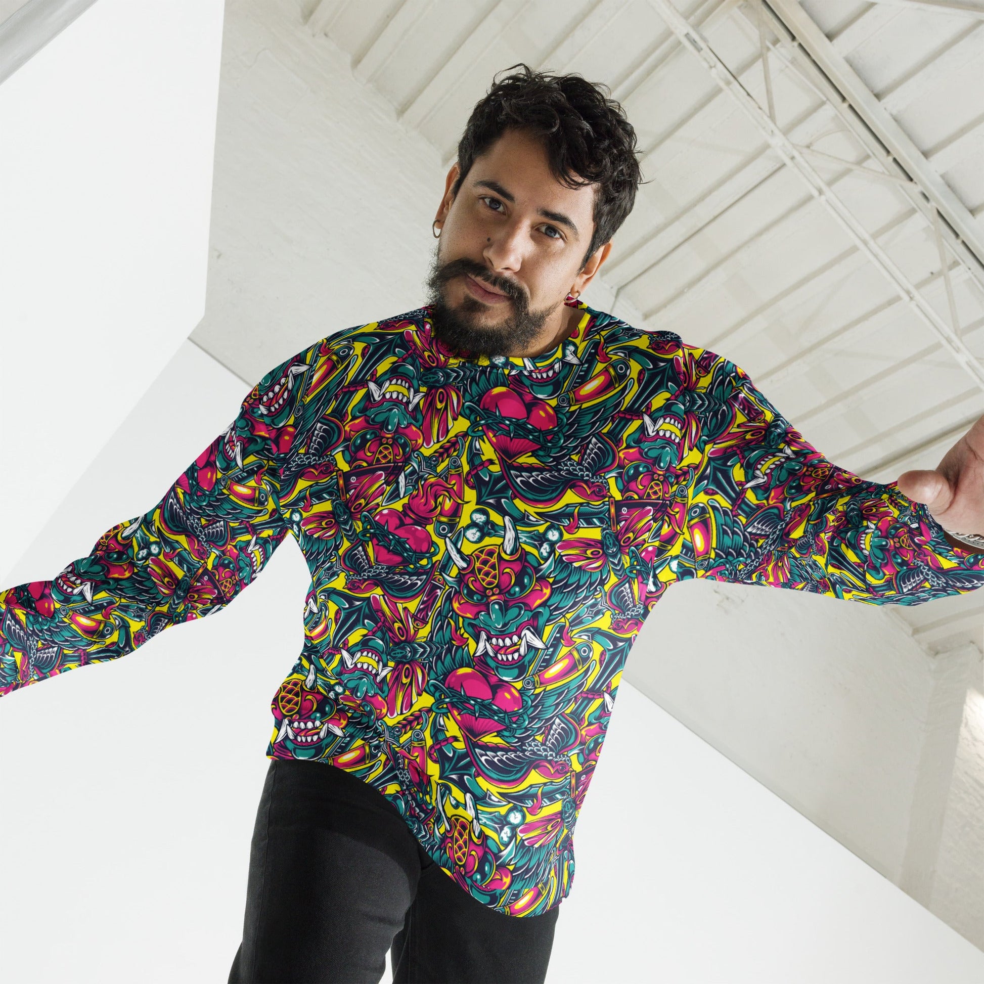 Kabuki Chaos CAMO Unisex Sweatshirt - Sweatshirts