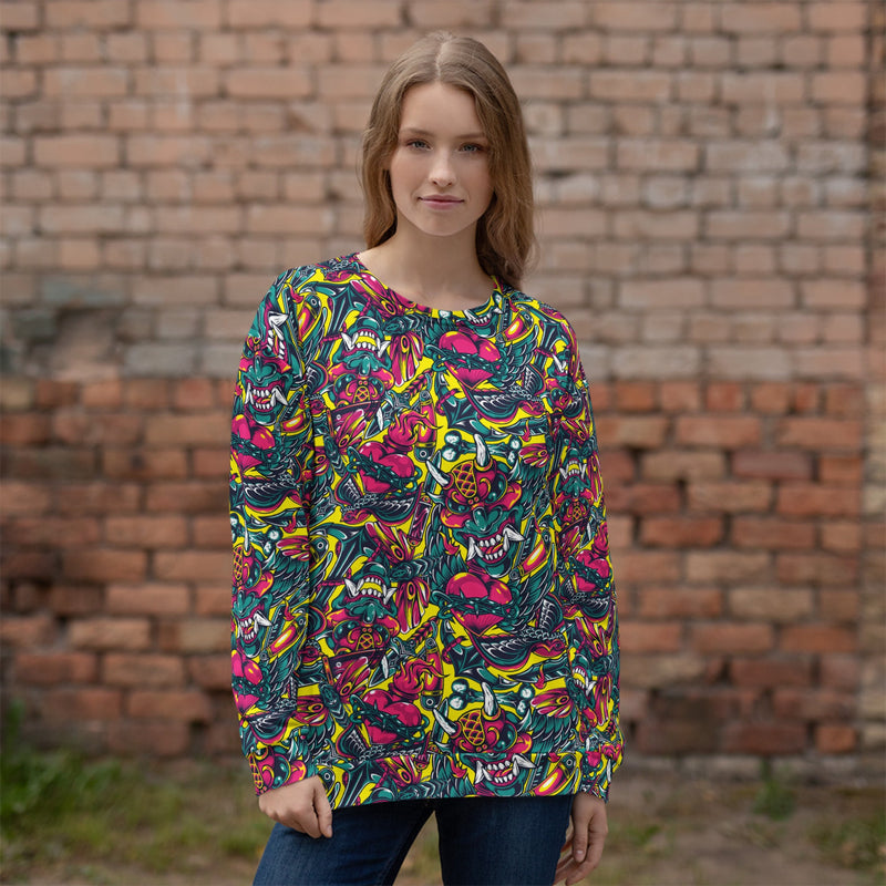 Kabuki Chaos CAMO Unisex Sweatshirt
