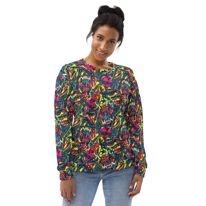 Kabuki Chaos CAMO Unisex Sweatshirt