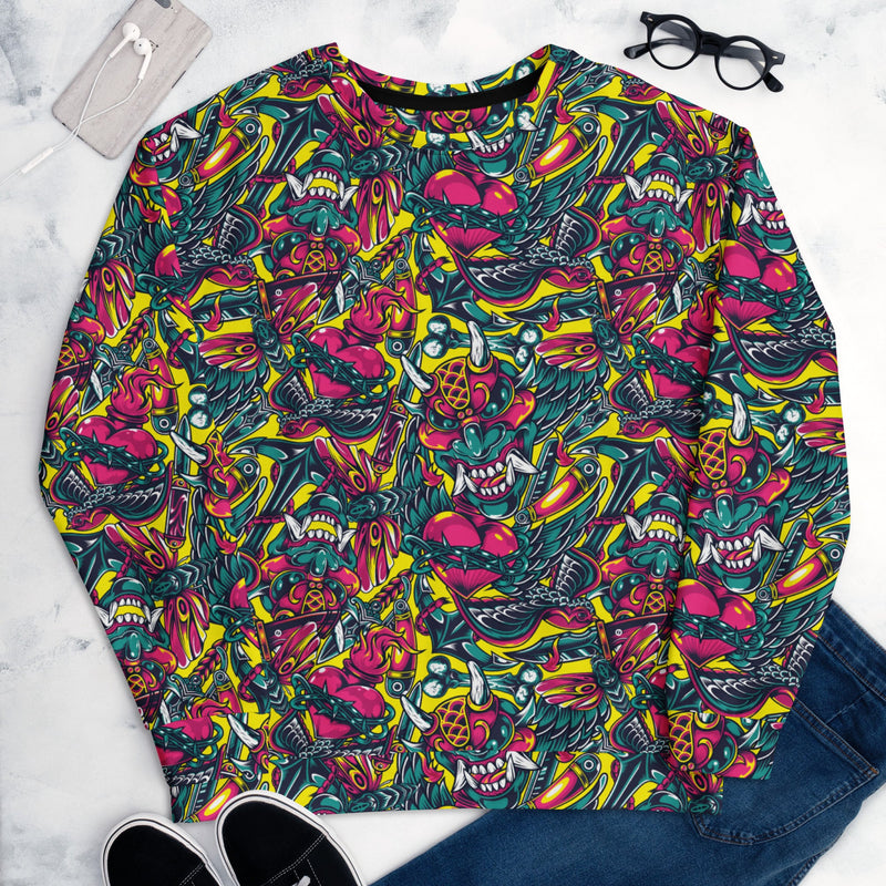 Kabuki Chaos CAMO Unisex Sweatshirt
