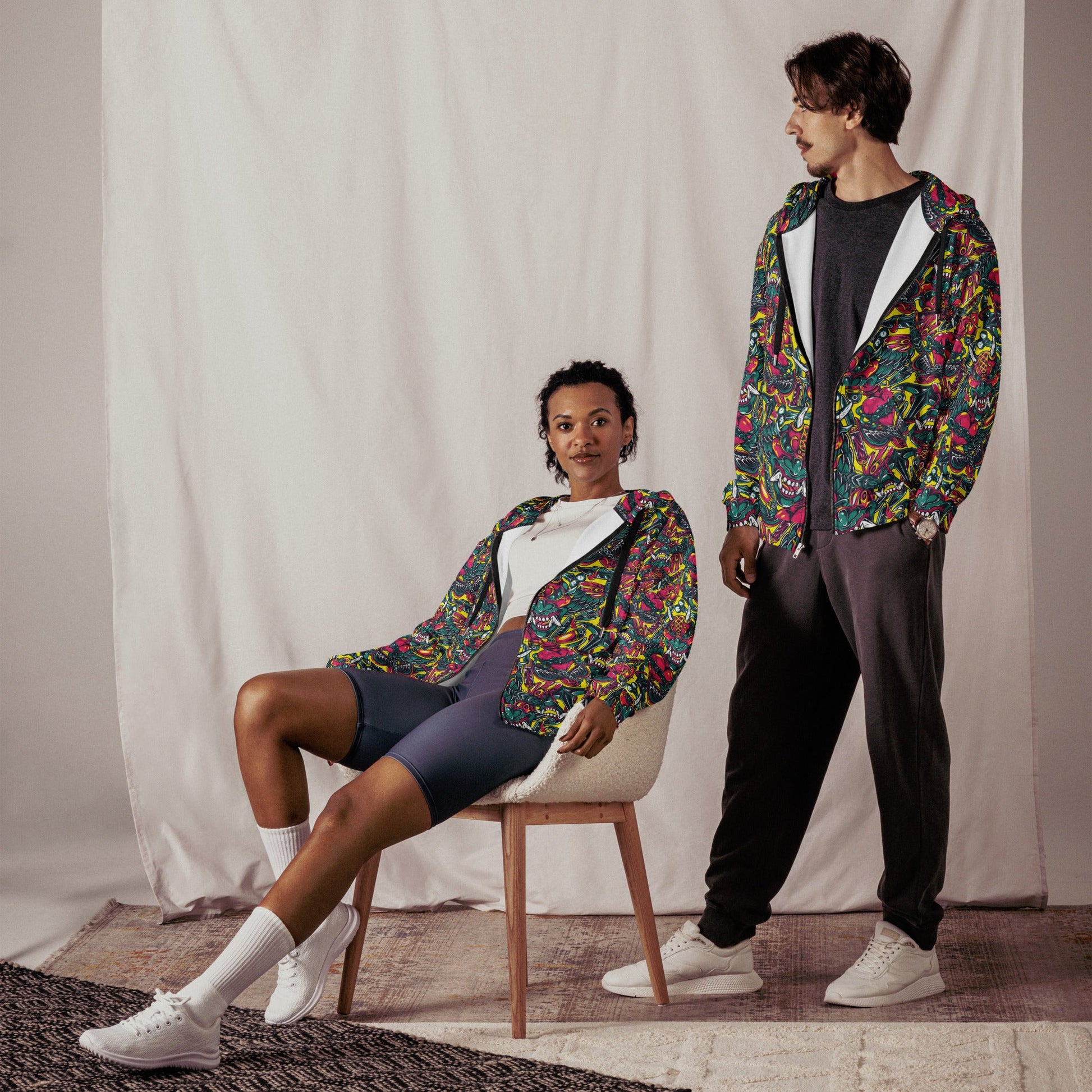 Kabuki Chaos CAMO Unisex zip hoodie - Zip Hoodies