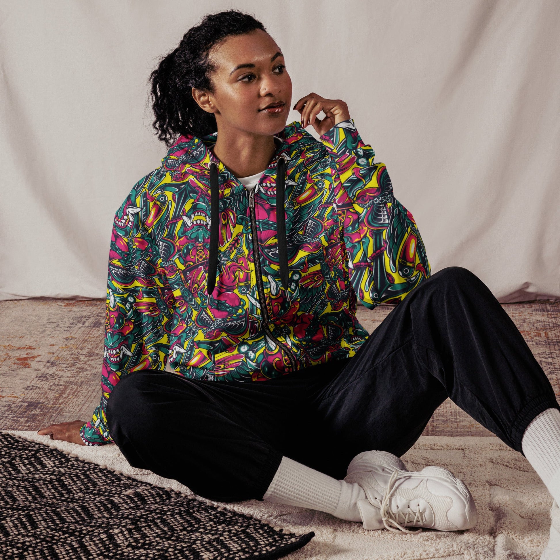 Kabuki Chaos CAMO Unisex zip hoodie - Zip Hoodies